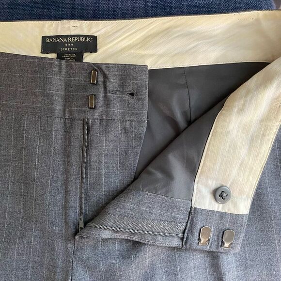 Banana Republic Women's Wool Stretch Trousers Size 8 Short - Picture 5 of 8